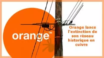 Réseau cuivre orange